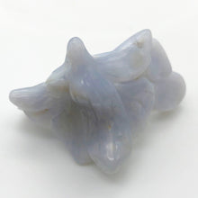 Load image into Gallery viewer, Blue Chalcedony Druzy Carved Flower Bead | 69.5 cts | 43x30mm | Blue | 1 bead | - PremiumBead Alternate Image 4