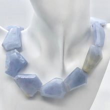 Load image into Gallery viewer, 745cts Druzy Blue Chalcedony Faceted Bead 16" Strand - PremiumBead Primary Image 1