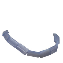 Load image into Gallery viewer, Blue Chalcedony Flat Rectangle Bead Strand | 21x12x5.5 | Blue | 20 Beads |