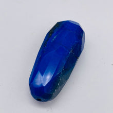 Load image into Gallery viewer, Lapis, Designer Cut 124ct Pendant Bead | 47x20x16mm | Blue | 1 Bead |