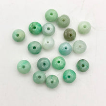 Load image into Gallery viewer, Carved Natural Burmese Jade 6x4mm Roundel Bead Strand - PremiumBead Alternate Image 7