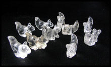 Load image into Gallery viewer, Charming 2 Quartz Carved Squirrel Beads | 22x15x10mm | Clear - PremiumBead Alternate Image 2