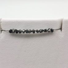 Load image into Gallery viewer, Natural Black Druzy Diamond Beads | 13 Beads | approx. 1" | 2.25x1.5mm | 10594A - PremiumBead Primary Image 1