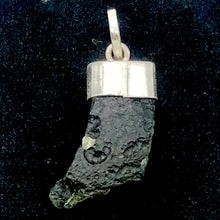 Load image into Gallery viewer, Blue Green Moldavite Pendant 26x12x8mm | 1 1/2" long