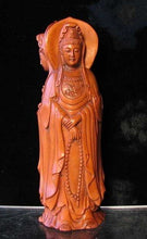 Load image into Gallery viewer, Three Faces of Beautiful Carved & Signed Quan Yin Boxwood Statue - PremiumBead Alternate Image 10