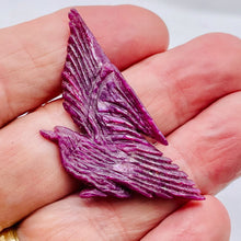 Load image into Gallery viewer, Ruby Eagle Carved Figurine | 55x28x4 mm | Red | 1 Carving | 40.2 cts |