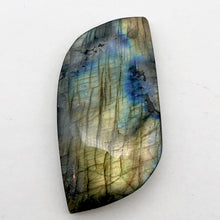 Load image into Gallery viewer, Spectrolite Free Form Pendant Bead | 43x21x8mm | Golden Blue |