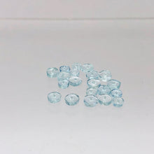 Load image into Gallery viewer, Very Rare AAA Aquamarine Wheel Beads | 4.5x2-4x1mm | 20 Beads | Blue | 5031 - PremiumBead Alternate Image 2