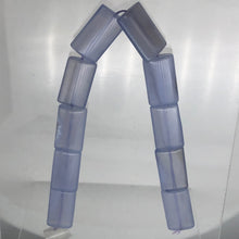 Load image into Gallery viewer, Blue Chalcedony Flat Rectangle Bead Strand | 21x12x5.5 | Blue | 20 Beads |