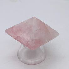 Load image into Gallery viewer, Rose Quartz Double Pyramid | 54x56mm | Pink | 1 Display Specimen