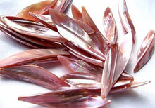 Load image into Gallery viewer, 1 Designer Blade Cut Pink Mussel Shell Pendant Bead 4423B - PremiumBead Primary Image 1