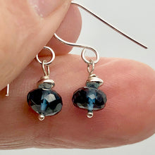 Load image into Gallery viewer, London Blue Topaz Sterling Silver Dangle | 0.75 | Blue/Silver | 1 Earrings