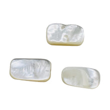 Load image into Gallery viewer, Natural Mother of Pearl Shell Rectangle Bead Strand 102143