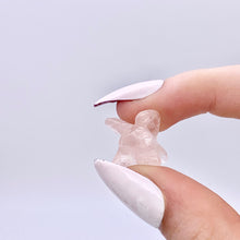 Load image into Gallery viewer, 2 Soaring Carved Rose Quartz Eagle Beads | 22x14x12mm | Pink - PremiumBead Alternate Image 6