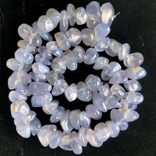 Load image into Gallery viewer, Oregon Holly Blue Chalcedony Agate 71 Grams Nugget| 10X9X5 15X9X8 |Blue|69 Bead|