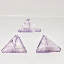 Load image into Gallery viewer, Natural Amethyst Faceted Lilac Triangle Focal Bead | 26x30x7.5mm | 1 Bead | 6656 - PremiumBead Alternate Image 6
