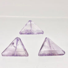 Load image into Gallery viewer, Natural Amethyst Faceted Lilac Triangle Focal Bead | 26x30x7.5mm | 1 Bead | 6656 - PremiumBead Alternate Image 6