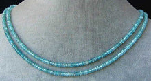 Load image into Gallery viewer, 4 Natural Blue Zircon Faceted 3x2-3x1.5mm Roundel Beads 006049 - PremiumBead Alternate Image 2