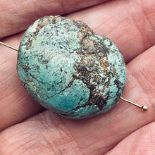 Load image into Gallery viewer, Genuine Natural Turquoise Nugget Focus or MasterBead|49cts|26x21x16| Blue Brown|