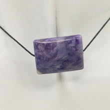 Load image into Gallery viewer, 29cts of Rare Rectangular Pillow Charoite Bead | 1 Beads | 23x17x8mm | 10872B - PremiumBead Alternate Image 6