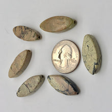 Load image into Gallery viewer, 3 Chartreuse Turquoise 27x11x6mm Beads 003159 - PremiumBead Alternate Image 4