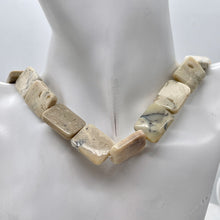 Load image into Gallery viewer, 4 Beads of African Opal Flat Rectangle Beads 003273