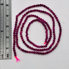 Load image into Gallery viewer, Ruby Faceted Round Bead Parcel | 3 mm | Pink | 30 Beads |