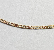 Load image into Gallery viewer, Italian! 10K Gold Reversible Open Link Chain 16" 10019B - PremiumBead Alternate Image 2