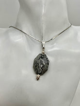 Load image into Gallery viewer, Picasso Jasper Sterling Silver Drop/Dangle | 2" Long | Gray/Black | 1 Pendant |