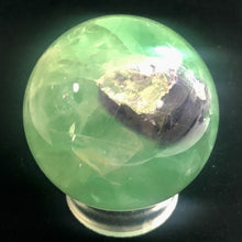 Load image into Gallery viewer, Fluorite Scry Sphere Round | 2" | Green/Red | 1 Sphere