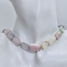 Load image into Gallery viewer, Kunzite 58g Flat Nugget Strand | 19x13x7 to 15x12x6mm| Lavender Green| 23 Beads|