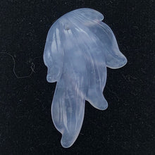 Load image into Gallery viewer, 14.9cts Exquisitely Hand Carved Blue Chalcedony Flower Pendant Bead - PremiumBead Alternate Image 4