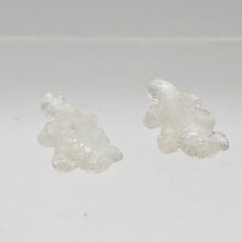 Load image into Gallery viewer, 2 Carved Ice Crystal Quartz Lizard Beads | 25x14x7mm | Clear - PremiumBead Alternate Image 4