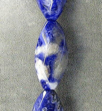 Load image into Gallery viewer, 1 Sodalite Twisted 32x14-28x12mm Oval Pendant Bead 6770 - PremiumBead Primary Image 1