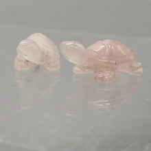 Load image into Gallery viewer, Rose Quartz Carved CharmingTurtle Animal Figurine | 21x12.5x8.5mm | Pink
