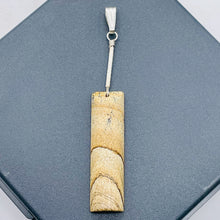 Load image into Gallery viewer, Picture Jasper Sterling Silver Drop/Dangle | 3" Long | Brown.Orange | 1 Pendant|