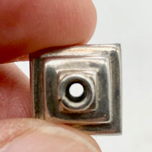 Load image into Gallery viewer, 1 Large 13.5x12.5mm 2.6G Sterling Silver Double Stepped Pyramid Beads 003298 - PremiumBead Alternate Image 5