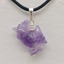 Load image into Gallery viewer, Cock A Doodle Doo! Purple Amethyst Rooster and Sterling Silver Pendant - PremiumBead Alternate Image 4