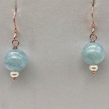 Load image into Gallery viewer, Aquamarine 14K Gold Filled Drop | 1 pair | Blue | 1 Earrings |