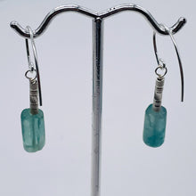 Load image into Gallery viewer, Fluorite Sterling Silver Drop/Dangle Earrings | 1 1/2" Long | Blue | 1 Pair |