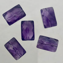 Load image into Gallery viewer, AAA Natural Amethyst Faceted Beads | 12x8x7mm | Purple | Rectangle | 2 Beads | - PremiumBead Alternate Image 5