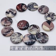 Load image into Gallery viewer, Wild Exotica Porcelain Jasper Pendant Bead Strand | 31x8 mm | 13 Beads |