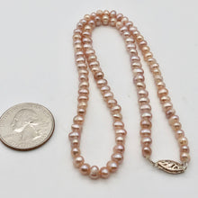 Load image into Gallery viewer, Perfect Peach Pebbles Freshwater Pearl and Silver 16.5 inch Necklace 204745B - PremiumBead Alternate Image 2