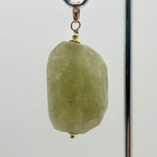 Load image into Gallery viewer, Kunzite Hiddenite 14K Gold Filled Crystal Pendant| 1 1/2" Long|Green | 1 Pendant
