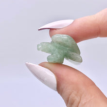 Load image into Gallery viewer, Hand Carved Aventurine Soaring Eagle Figurine | 21x16x14mm | Green - PremiumBead Primary Image 1