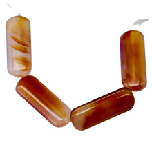 Load image into Gallery viewer, Red Orange Sardonyx 41x16mm Pendant Bead 6.5" Strand 9589BHS