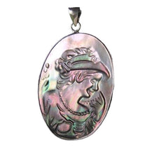 Load image into Gallery viewer, Glam Carved Tahitian Mop Shell Cameo Pendant 9933C