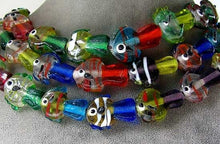 Load image into Gallery viewer, 5 Hand Made Glass Lampwork Tropical Fish Beads 7120 - PremiumBead Alternate Image 2