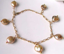 Load image into Gallery viewer, Sparkling! CHAMPAGNE FW Pearl & 14Kgf BRACELET 404480A - PremiumBead Primary Image 1