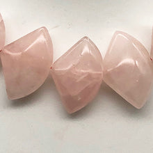Load image into Gallery viewer, Fan Cut Rose Quartz 24x15x9mm Bead Strand 110816 - PremiumBead Alternate Image 3